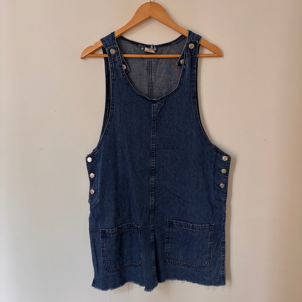 Vintage Denim Pinafore/Overalls Dress